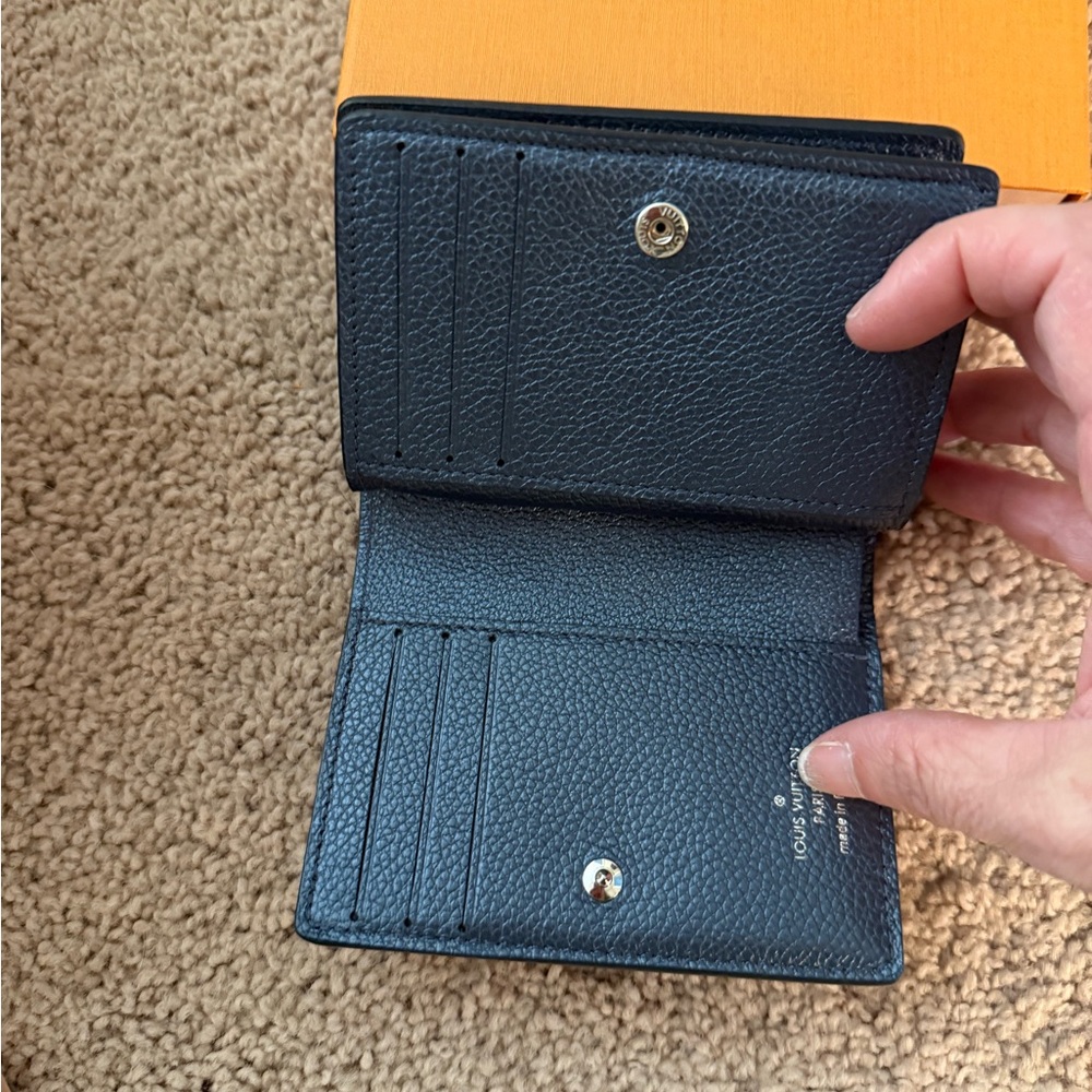 Louis Vuitton Blue Leather Wallet - Picture 3 of 5